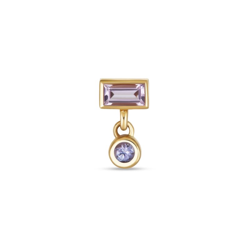 Lilac Sky Push Pin Stud