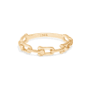 Bold gold link ring