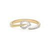 Stone and Strand 10K Yellow Gold Love Lily Diamond Ring Front Image