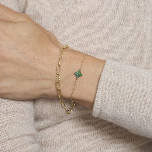 LUCKIEST CLOVER EMERALD BRACELET WEAR IT WITH b510079d 36bd 4058 a763 a897ded9e3e1