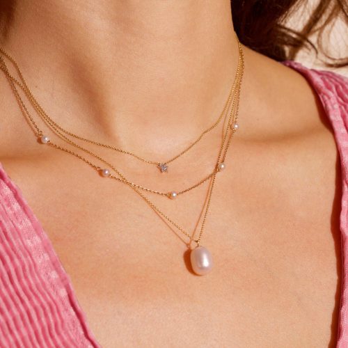 LUCKY PEARL NECKLACE WEAR IT WITH