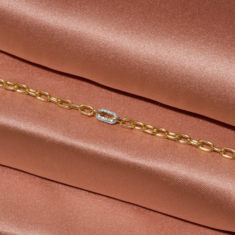 LUXE DIAMOND CHAIN BRACELET EDITORIAL 1