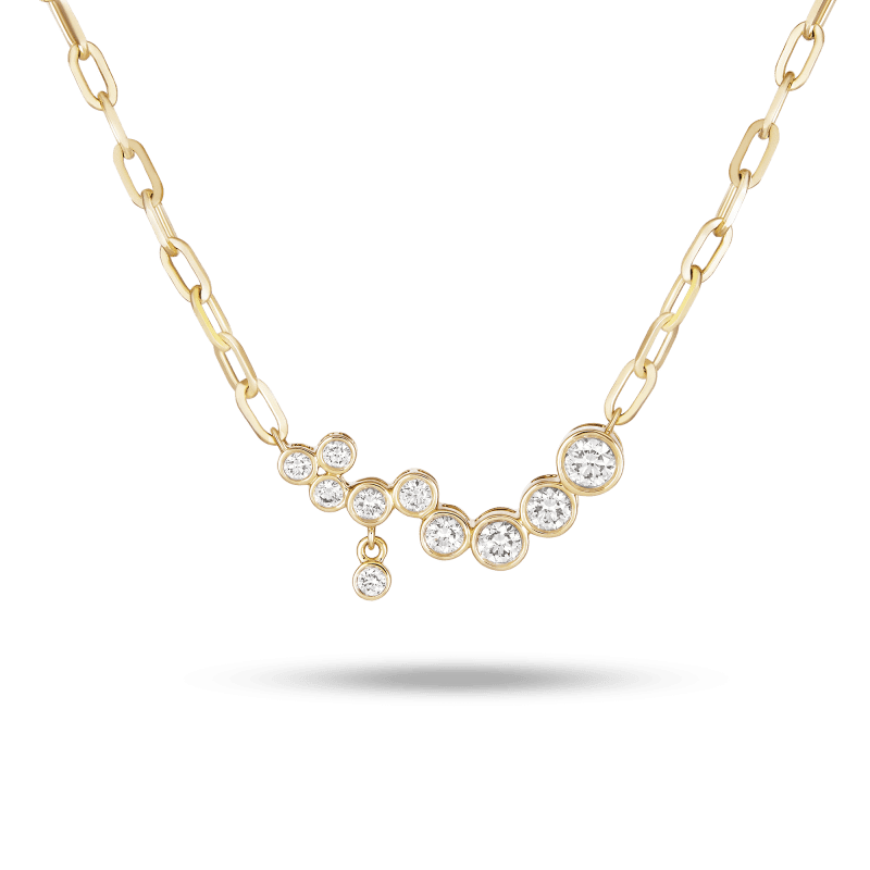 Lab Created Diamond Bubble Up Necklace