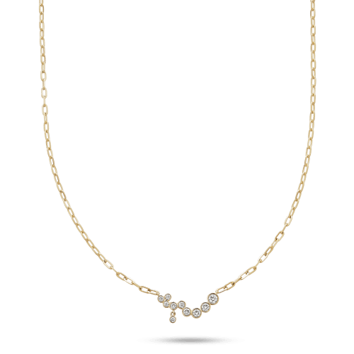 Lab Created Diamond Bubble Up Necklace2