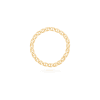 Stone and Strand 10K Yellow Gold Maritime Chain Ring Front Image