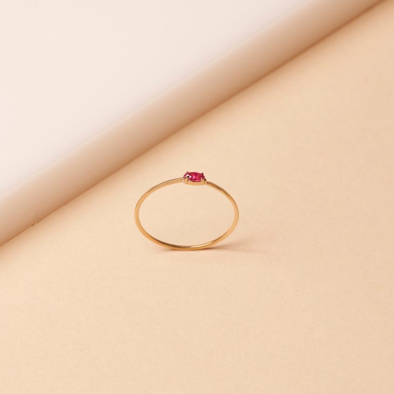 MARQUISE RUBY RING EDITORIAL