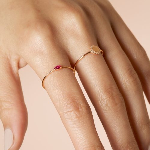 MARQUISE RUBY RING ON BODY