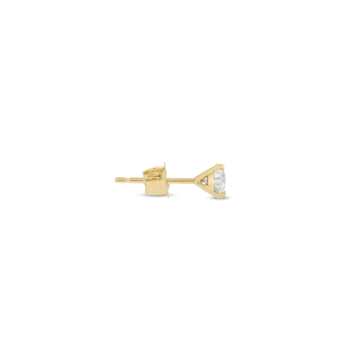 MEDIUM DIAMOND STUD SIDE 2