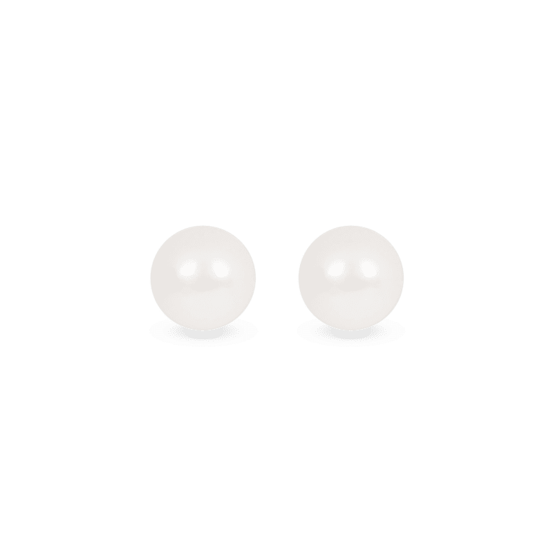 MEDIUM PEARL EARRINGS FRONT