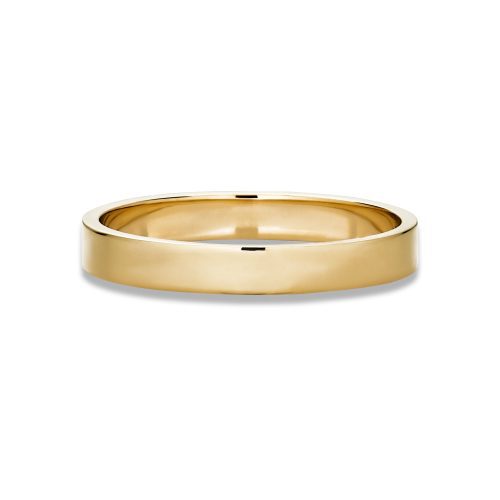 Stone and Strand 14K Yellow Gold Midnight Band 3mm Front Image