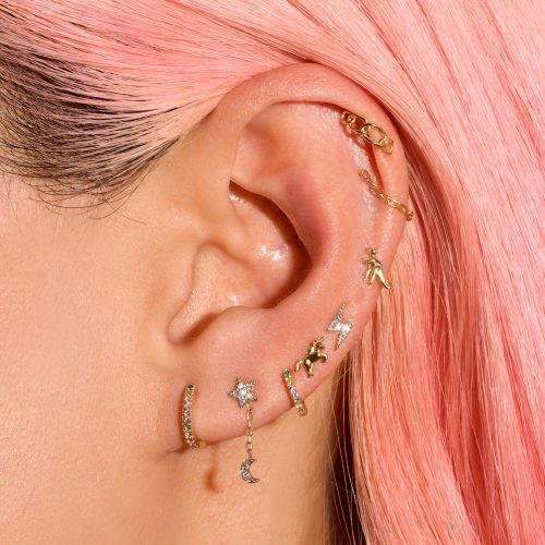 MINI UNICORN STUDS WEAR IT WITH