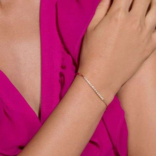 NOBLE DIAMOND CUFF ON BODY 2