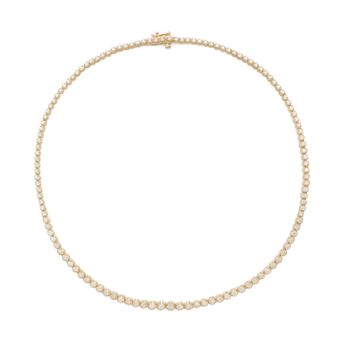 NOBLE DIAMOND TENNIS NECKLACE FRONT 2