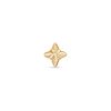 Stone and Strand 14K Yellow Gold Northstar Push Pin Flat Back Front Image