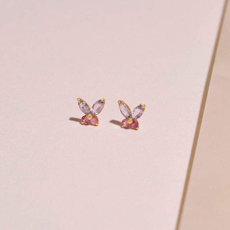 PASTEL BUTTERFLY STUDS EDITORIAL