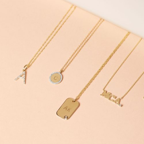 PAVE DIAMOND DISC NECKLACE EDITORIAL COLLECTION