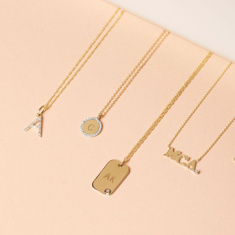 PAVE DIAMOND DISC NECKLACE EDITORIAL COLLECTION