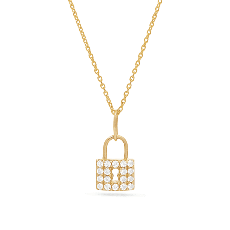 PAVE TOPAZ LOCK PENDANT FRONT 1