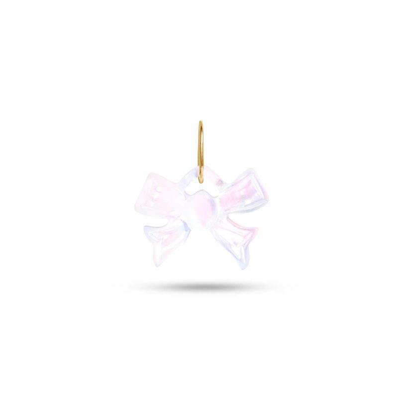 PEARLY BOW CHARM FRONT