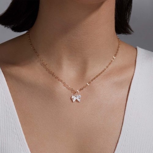 PEARLY BOW CHARM SINGLE ONBODY