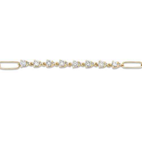 PERFECT PEAR DIAMOND BRACELET FRONT 2