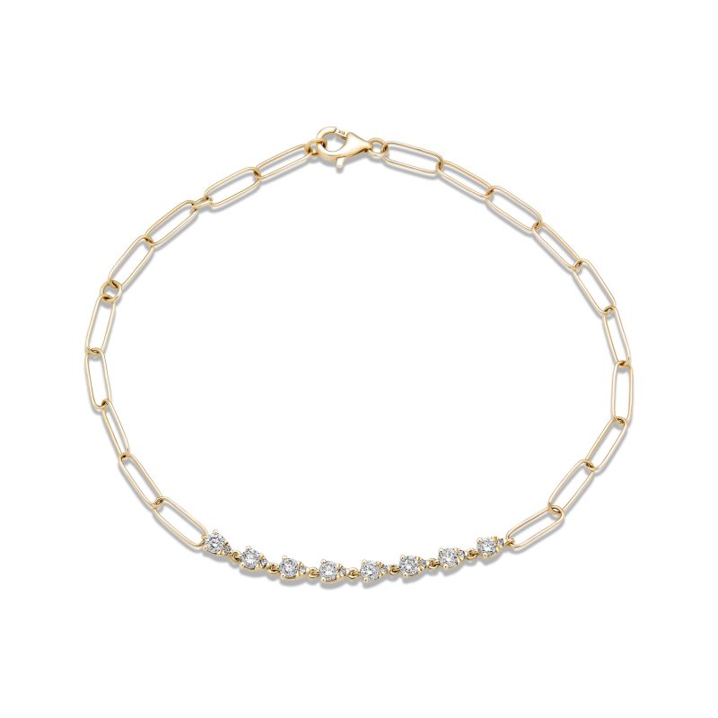 PERFECT PEAR DIAMOND BRACELET FRONT