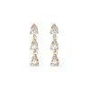 Stone and Strand 10K Yellow Gold Perfect Pear Diamond Drop Earrings Front Image