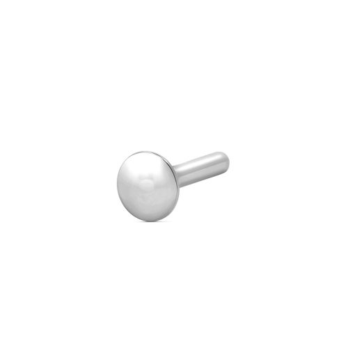 Stone and Strand Titanium Threadless Push Pin Flat Back Rear Image