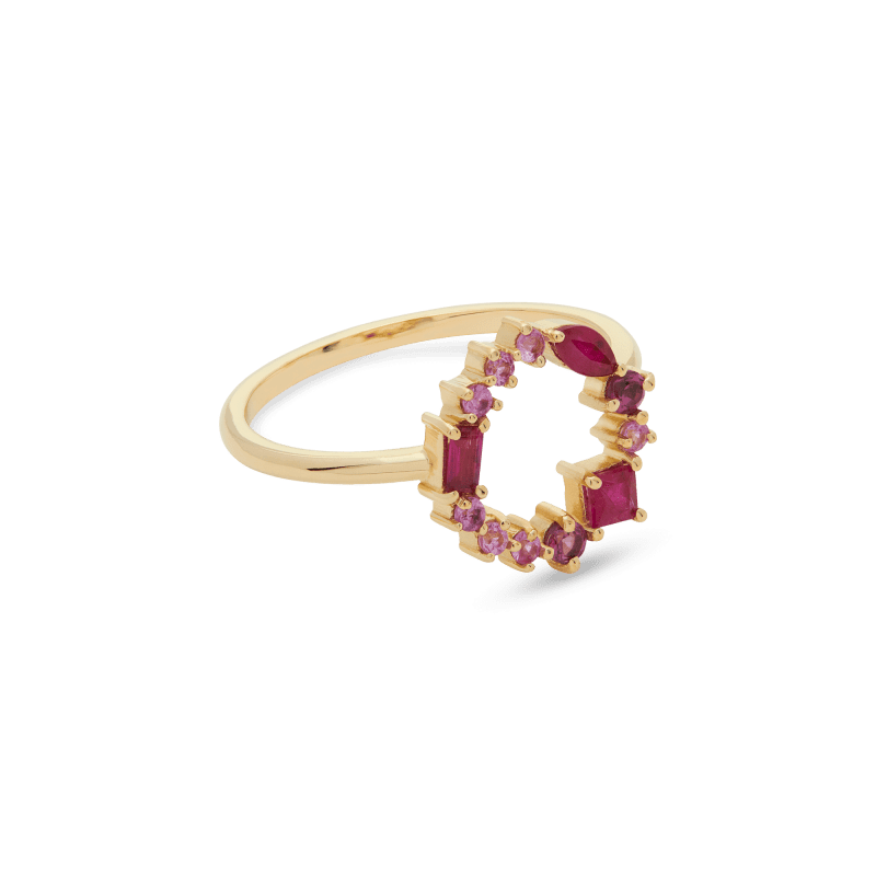 PINK POWER OPEN CIRCLE RING SIDE