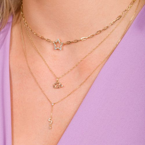 POP AND LOCK STAR NECKLACE WEAR IT WITH