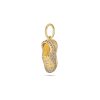 Stone and Strand 14K Yellow Gold Post Run High Pave Charm Front Image