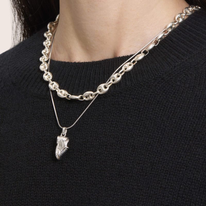 POST RUN HIGH SILVER NECKLACE WEAR IT WITH 36a5d157 36f4 42b5 82f9 8a1d9a927ba5