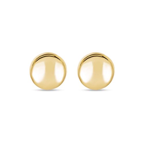 Stone and Strand 10K Yellow Gold Medium Puffed Dome Studs Front Image