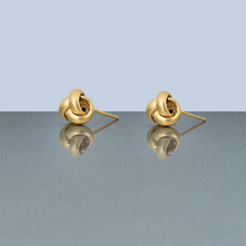 PUFFED KNOT STUDS EDITORIAL