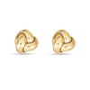 Stone and Strand 14K Yellow Gold Puffed Knot Studs Front Image