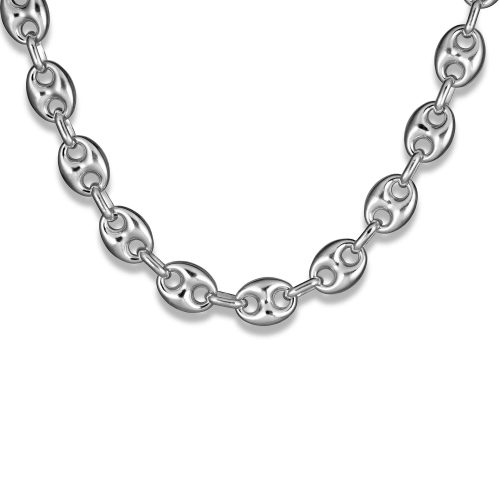 PUFFED MARITIME SILVER NECKLACE FRONT 2