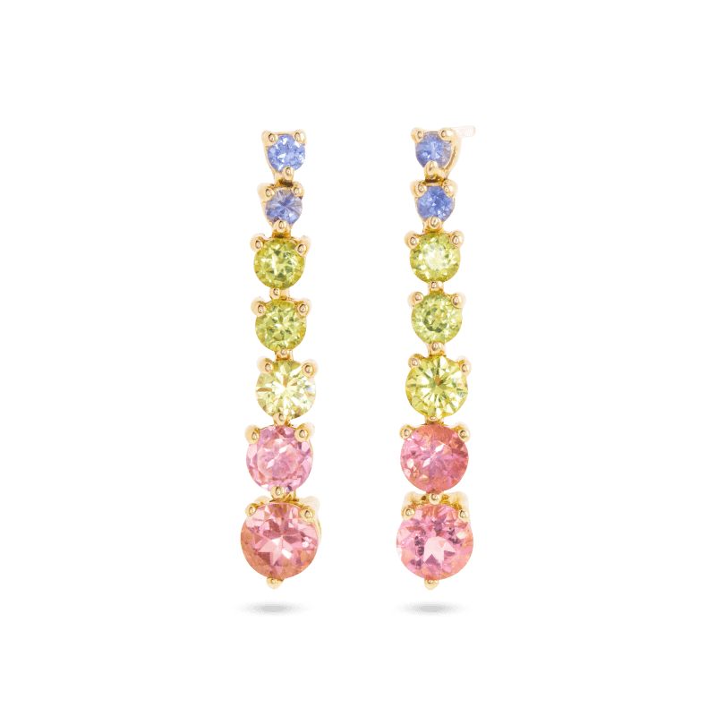 RAINBOW BRIGHT DROP EARRINGS FRONT