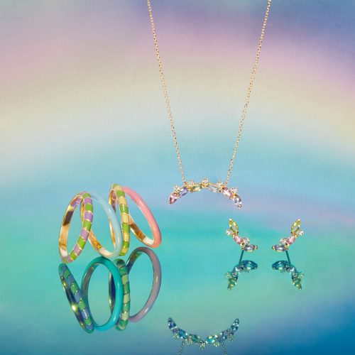 RAINBOW SPRINKLES NECKLACE EDITORIAL