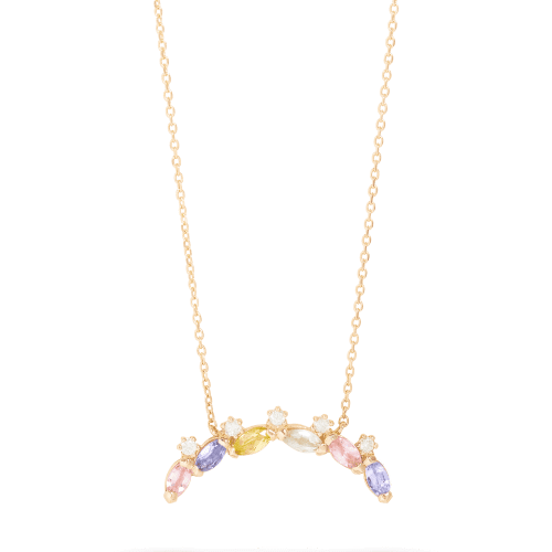 RAINBOW SPRINKLES NECKLACE FRONT