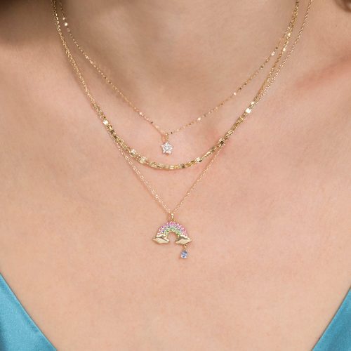 RAINBOW SPRITZ NECKLACE WEAR IT WITH