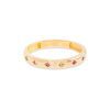 Stone and Strand 10K Yellow Gold Rainbow Starburst Gemstone Band Front Image