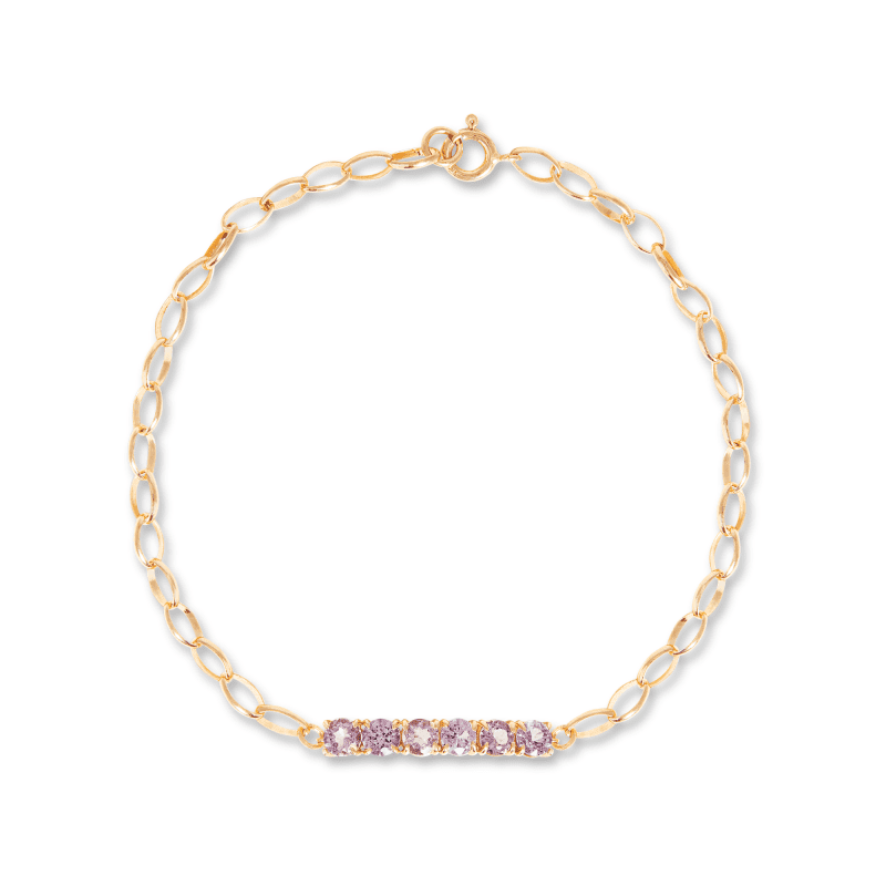 RAISE THE BAR BLUSH BRACELET FRONT