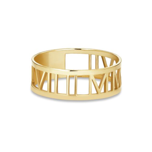 ROMAN NUMERAL RING SIDE