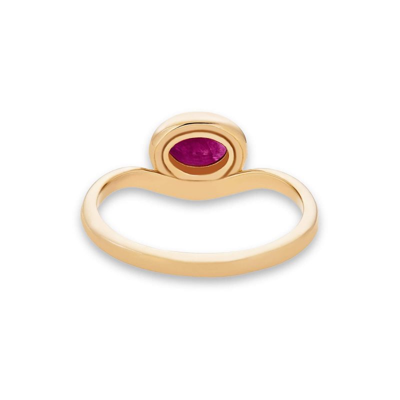 RUBY BONBON MERGE RING REAR