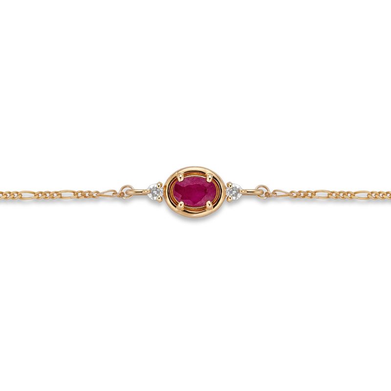 RUBY DIAMOND BON BON BRACELET FRONT 2