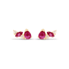 Ruby Stud Earrings