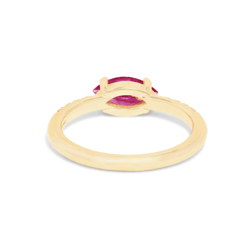 RUBY LUXE PAVE DIAMOND RING REAR