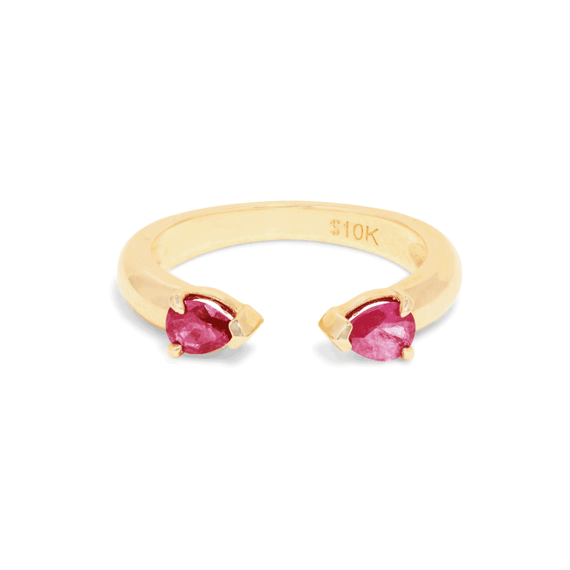 Ruby Pinch Ring