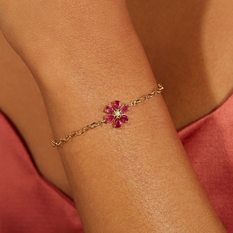 RUBY ROSE BRACELET ON BODY