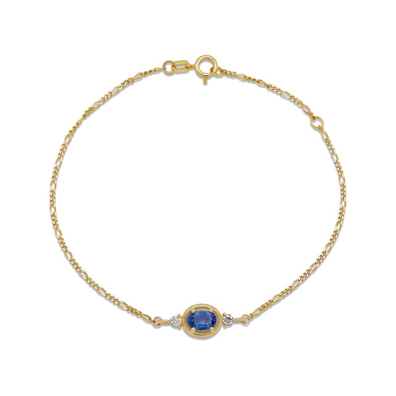 SAPPHIRE DIAMOND BON BON BRACELET FRONT